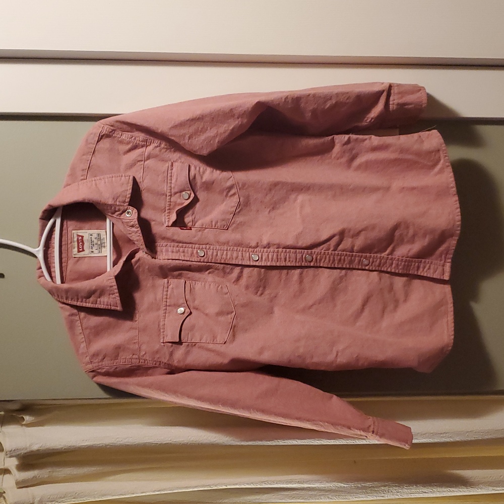 Levis snap button shirt